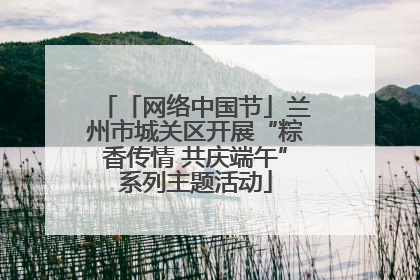 「网络中国节」兰州市城关区开展“粽香传情 共庆端午”系列主题活动