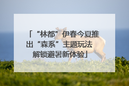 “林都”伊春今夏推出“森系”主题玩法 解锁避暑新体验