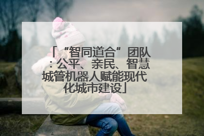 “智同道合”团队：公平、亲民、智慧城管机器人赋能现代化城市建设