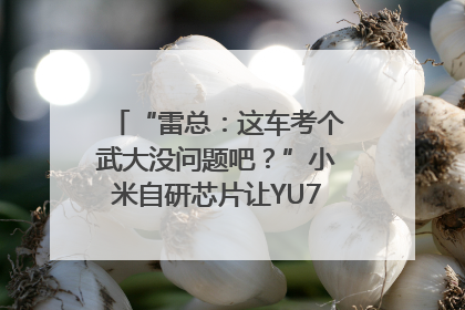 “雷总：这车考个武大没问题吧？”小米自研芯片让YU7会学习｜汽车科技