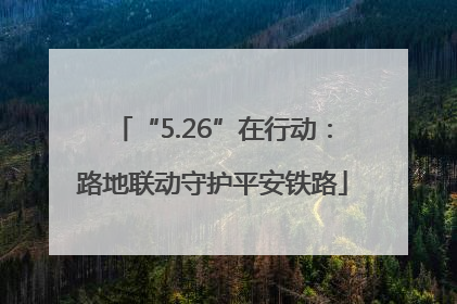 “5.26”在行动：路地联动守护平安铁路