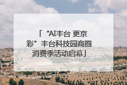 “AI丰台 更京彩”丰台科技园商圈消费季活动启幕