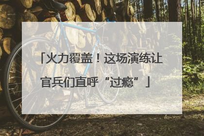 火力覆盖！这场演练让官兵们直呼“过瘾”