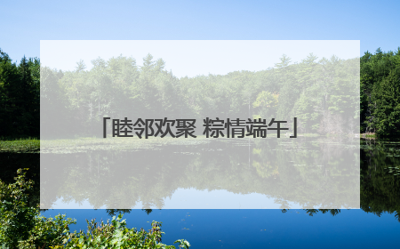 睦邻欢聚 粽情端午