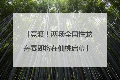竞渡！两场全国性龙舟赛即将在仙桃启幕