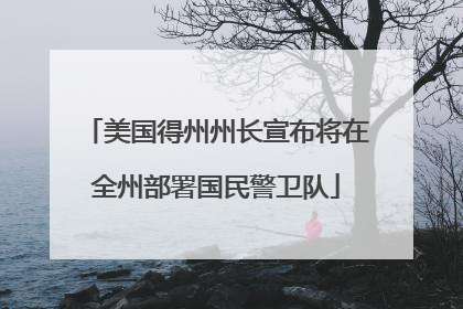 美国得州州长宣布将在全州部署国民警卫队