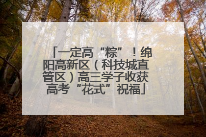 一定高“粽”！绵阳高新区（科技城直管区）高三学子收获高考“花式”祝福