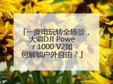 一度电玩转全场景，大疆DJI Power 1000 V2如何解锁户外自由？