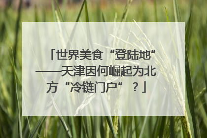 世界美食“登陆地”——天津因何崛起为北方“冷链门户”？