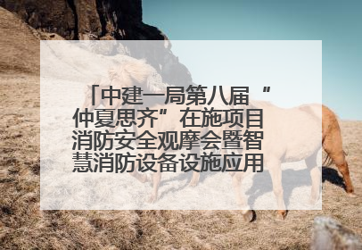 中建一局第八届“仲夏思齐”在施项目消防安全观摩会暨智慧消防设备设施应用交流会成功举办