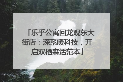 乐乎公寓回龙观东大街店：深系暖科技，开启双栖森活范本