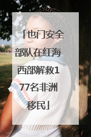 也门安全部队在红海西部解救177名非洲移民