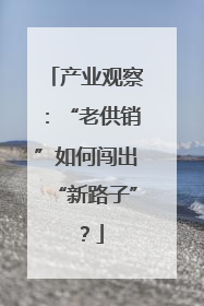 产业观察：“老供销”如何闯出“新路子”？