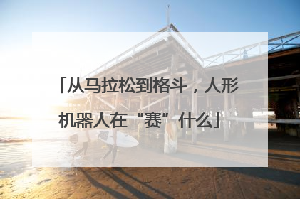从马拉松到格斗，人形机器人在“赛”什么