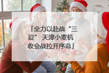 全力以赴战“三夏” 天津小麦机收会战拉开序幕