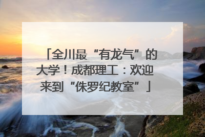 全川最“有龙气”的大学！成都理工：欢迎来到“侏罗纪教室”
