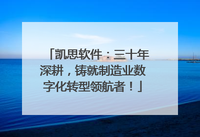 凯思软件：三十年深耕，铸就制造业数字化转型领航者！