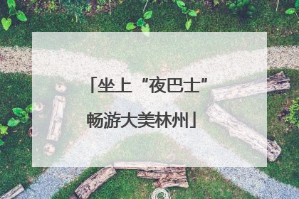 坐上“夜巴士” 畅游大美林州