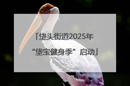 垡头街道2025年“垡宝健身季”启动