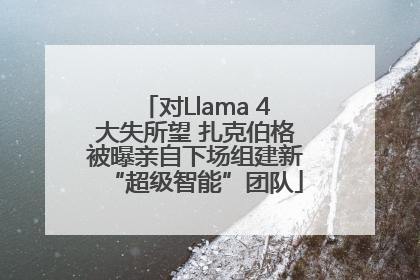 对Llama 4大失所望 扎克伯格被曝亲自下场组建新“超级智能”团队