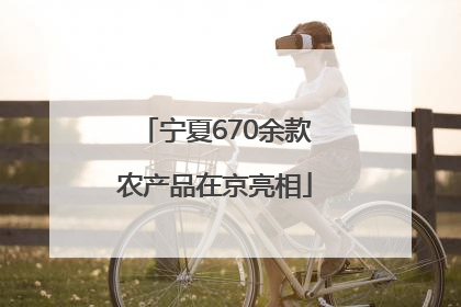 宁夏670余款农产品在京亮相
