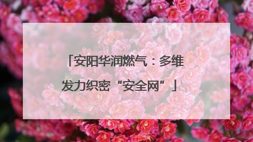 安阳华润燃气：多维发力织密“安全网”