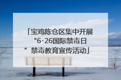 宝鸡陈仓区集中开展“6･26国际禁毒日”禁毒教育宣传活动