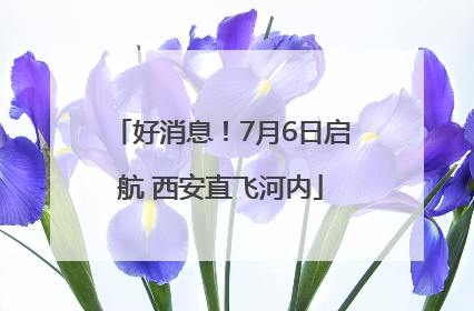 好消息！7月6日启航 西安直飞河内