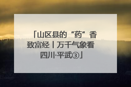 山区县的“药”香致富经丨万千气象看四川·平武③