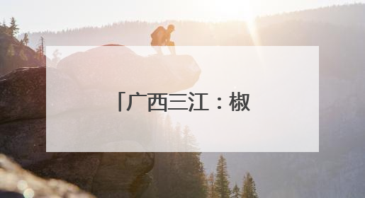 广西三江：椒香满园促增收