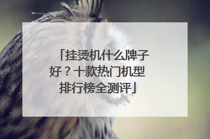 挂烫机什么牌子好？十款热门机型排行榜全测评