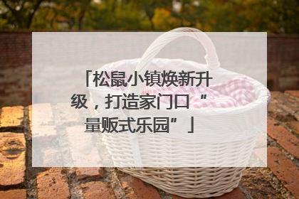松鼠小镇焕新升级，打造家门口“量贩式乐园”