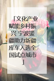 文化产业赋能乡村振兴 宁波援疆助力新疆库车入选全国试点城市