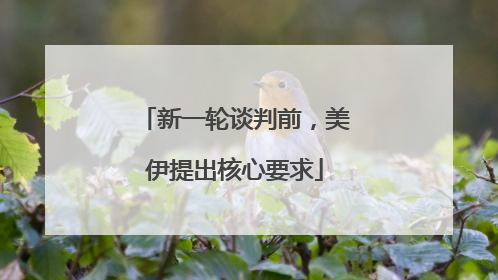 新一轮谈判前，美伊提出核心要求