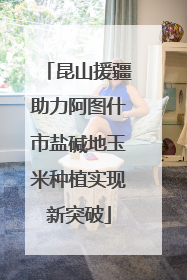 昆山援疆助力阿图什市盐碱地玉米种植实现新突破