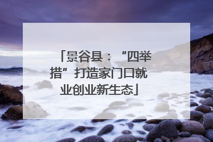 景谷县：“四举措”打造家门口就业创业新生态