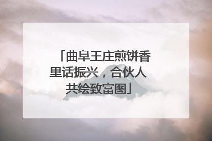 曲阜王庄煎饼香里话振兴，合伙人共绘致富图