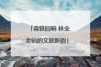 森铁回响 林业老镇的文旅新韵