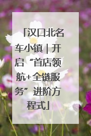 汉口北名车小镇｜开启“首店领航+全链服务”进阶方程式