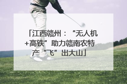 江西赣州：“无人机+高铁”助力赣南农特产“飞”出大山
