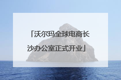 沃尔玛全球电商长沙办公室正式开业