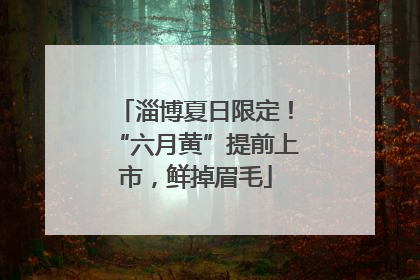 淄博夏日限定！“六月黄”提前上市，鲜掉眉毛