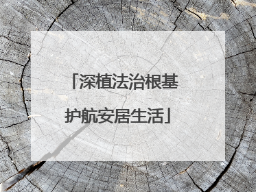 深植法治根基 护航安居生活