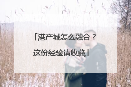 港产城怎么融合？这份经验请收藏