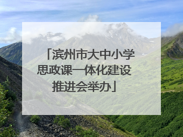 滨州市大中小学思政课一体化建设推进会举办