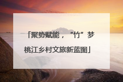 聚势赋能，“竹”梦桃江乡村文旅新蓝图