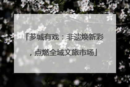芗城有戏：非遗焕新彩，点燃全域文旅市场