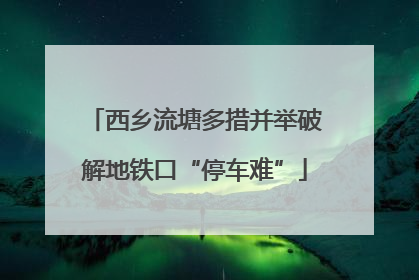西乡流塘多措并举破解地铁口“停车难”