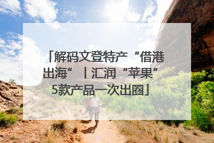 解码文登特产“借港出海”丨汇润“苹果”5款产品一次出圈