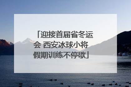 迎接首届省冬运会 西安冰球小将假期训练不停歇